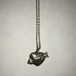 James Avery heart necklace pendant